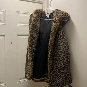 Faux fur vest